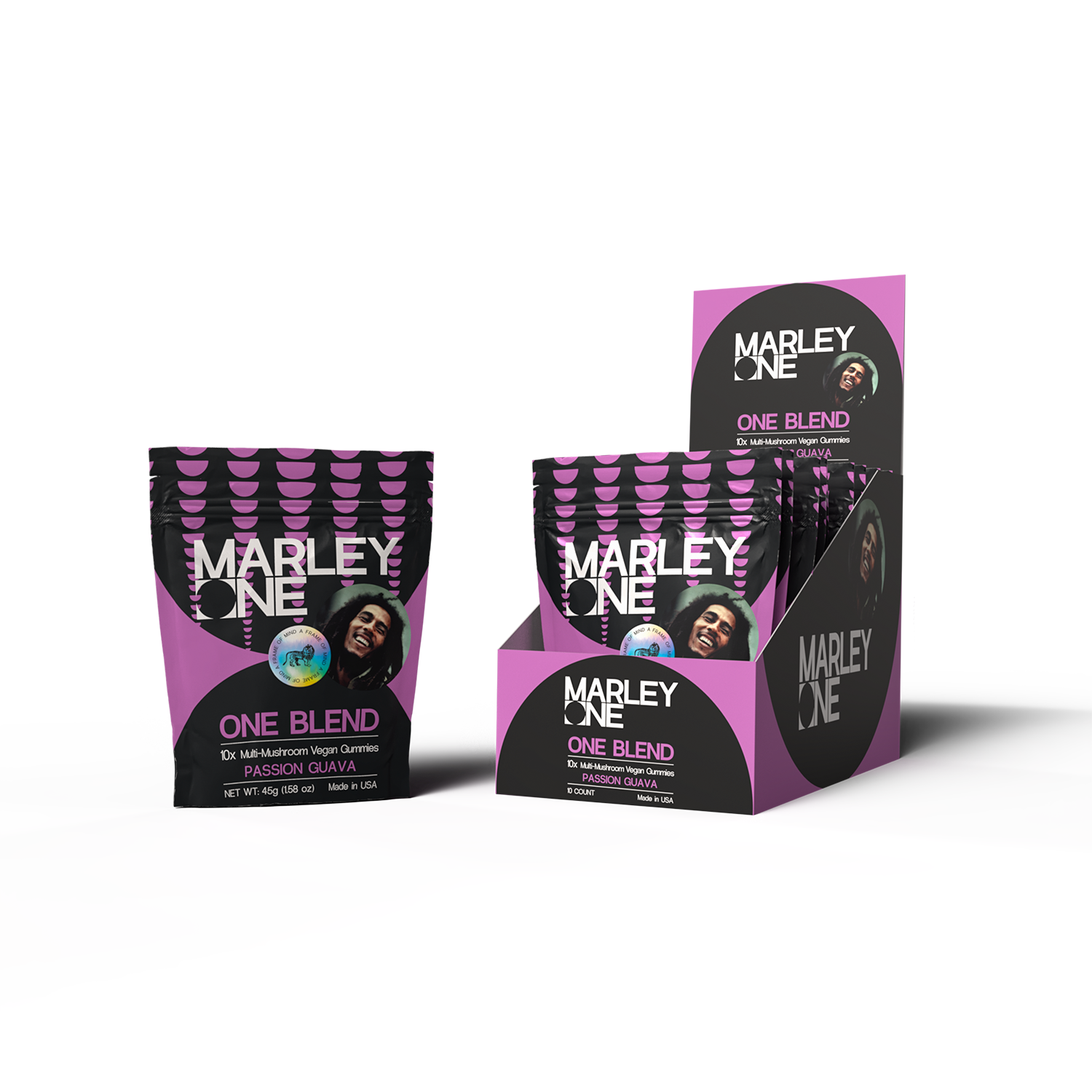 One Blend - Mushroom Vegan Gummies | Passion Guava