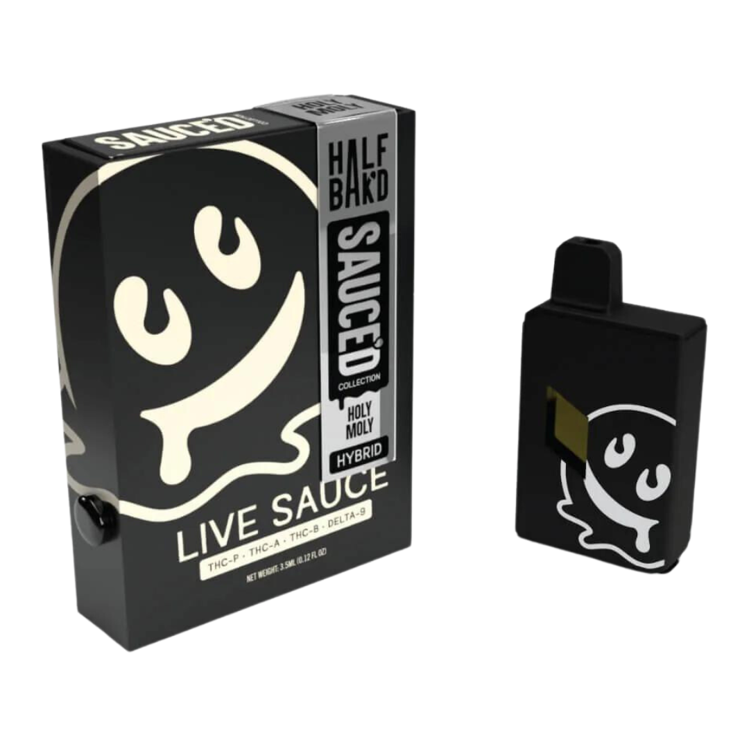 Half Bak’d Live Resin SAUCE’D Disposable 4G